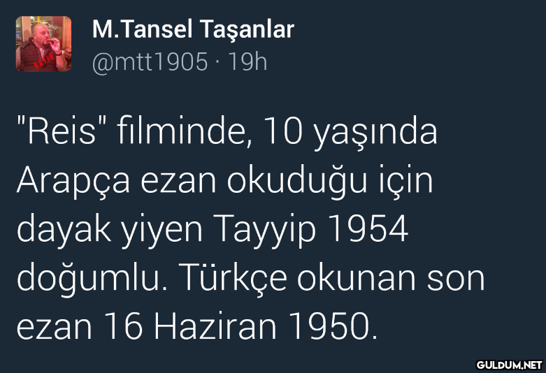 M.Tansel Taşanlar @mtt1905...