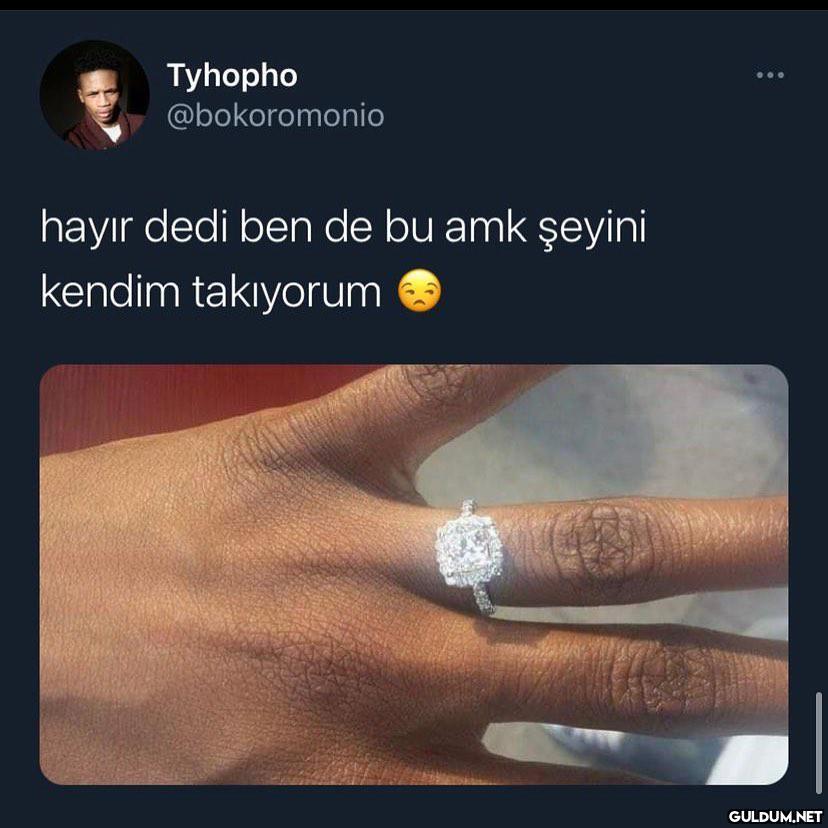 Tyhopho @bokoromonio hayır...