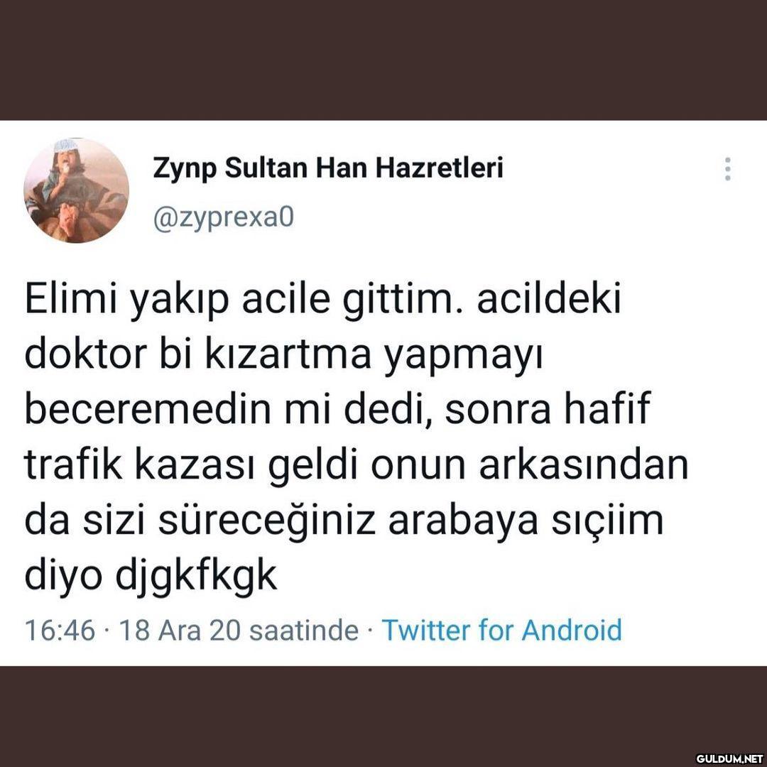 Yok Ya demiyo  Zynp Sultan...