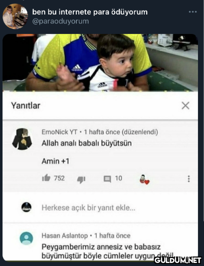 ben bu internete para...