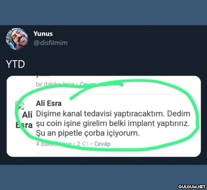 Yunus @disfilmim YTD bir...