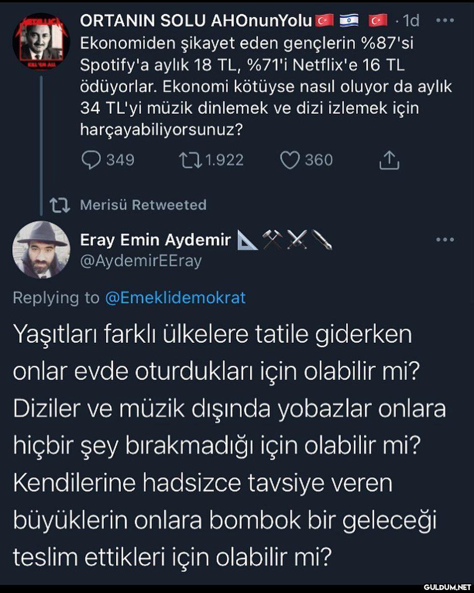 Ağzına sağlık  ORTANIN...