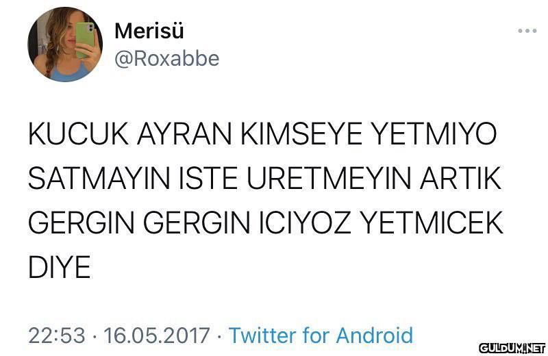 Merisü @Roxabbe KUCUK...