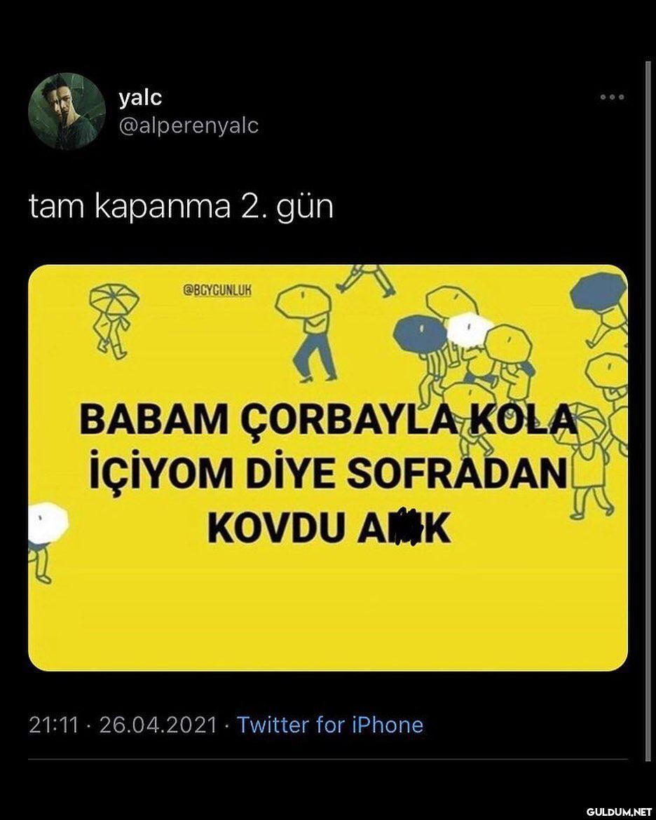 A yalc @alperenyalc tam...