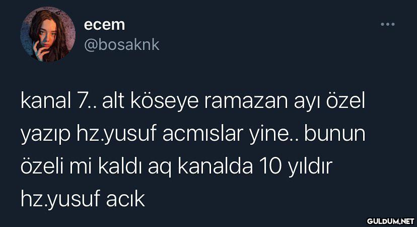 harbi kanal Hz. Yusuf un...