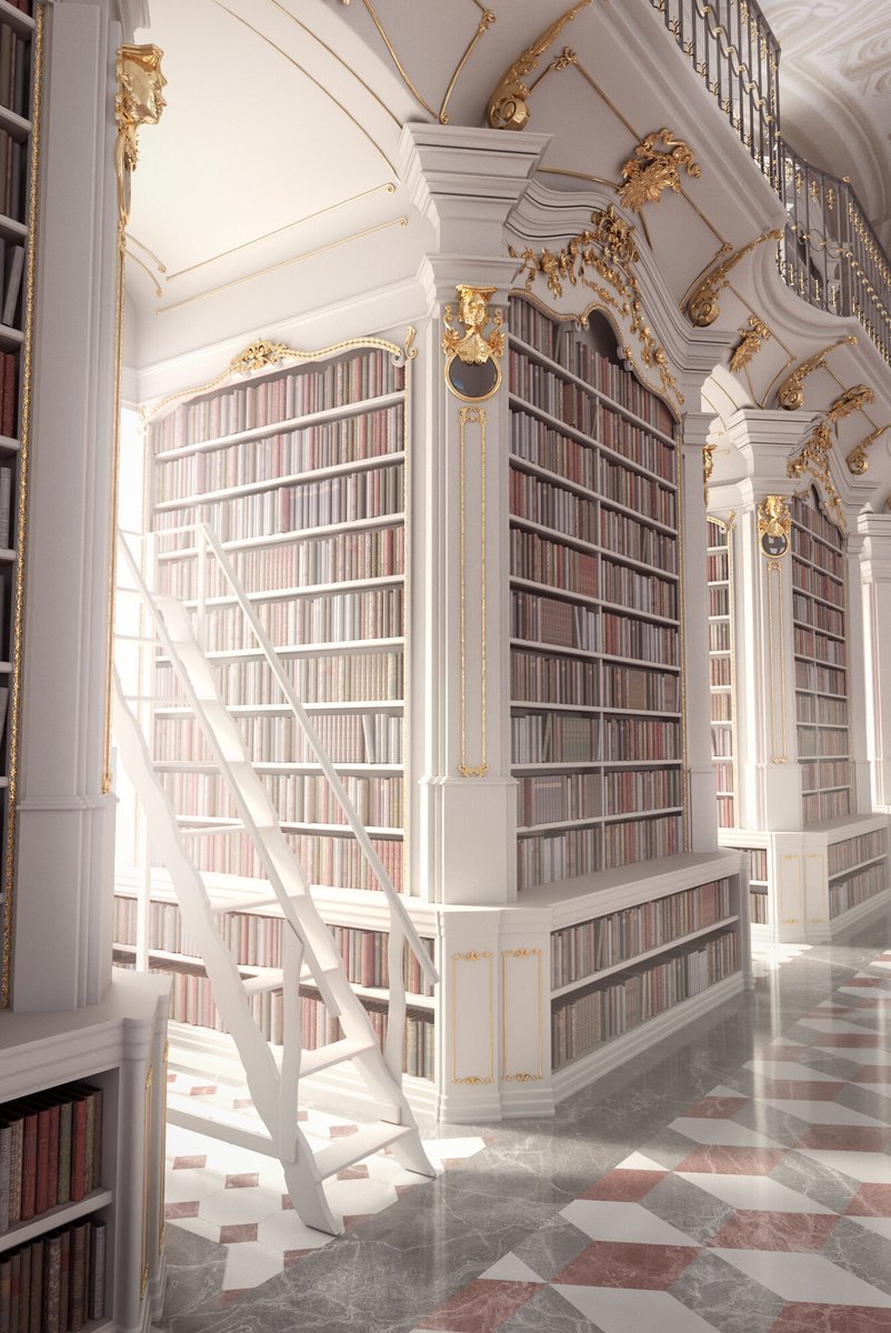 Admont Abbey Kütüphanesi,...
