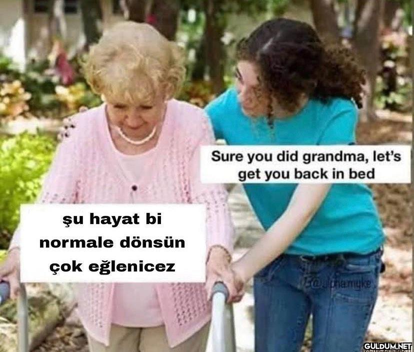 Tamam süper  Sure you did...