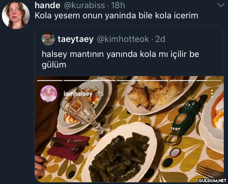 hande @kurabiss · 18h Kola...