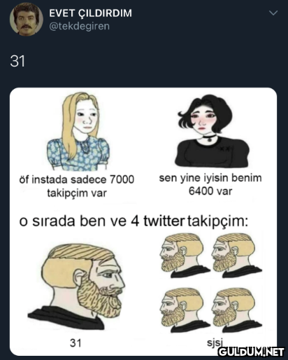 EVET ÇILDIRDIM @tekdegiren...