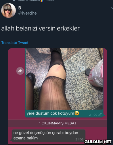 @iverdhe allah belanizi...