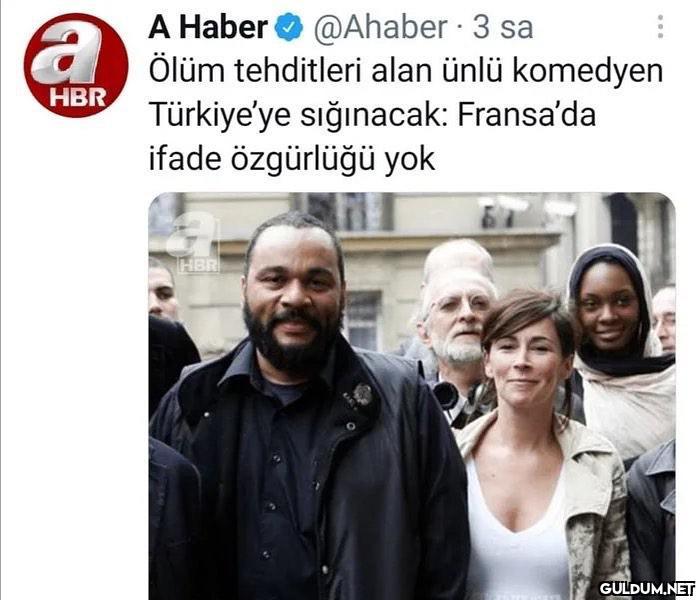harbiden komedyenmiş  A...