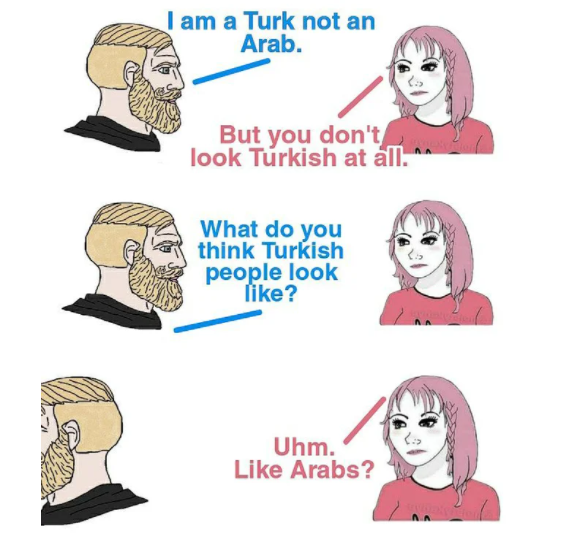 I am a Turk not an Arab....