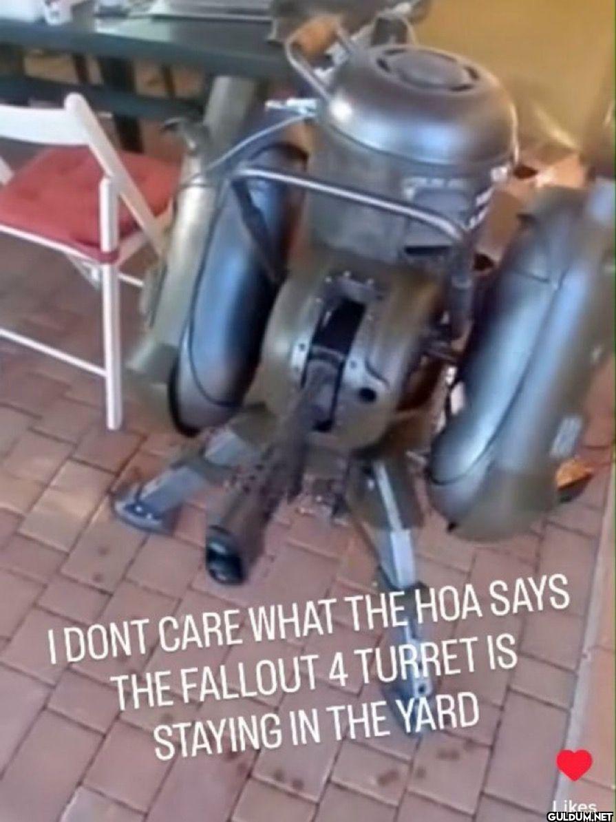 I DONT CARE WHAT THE HOA...
