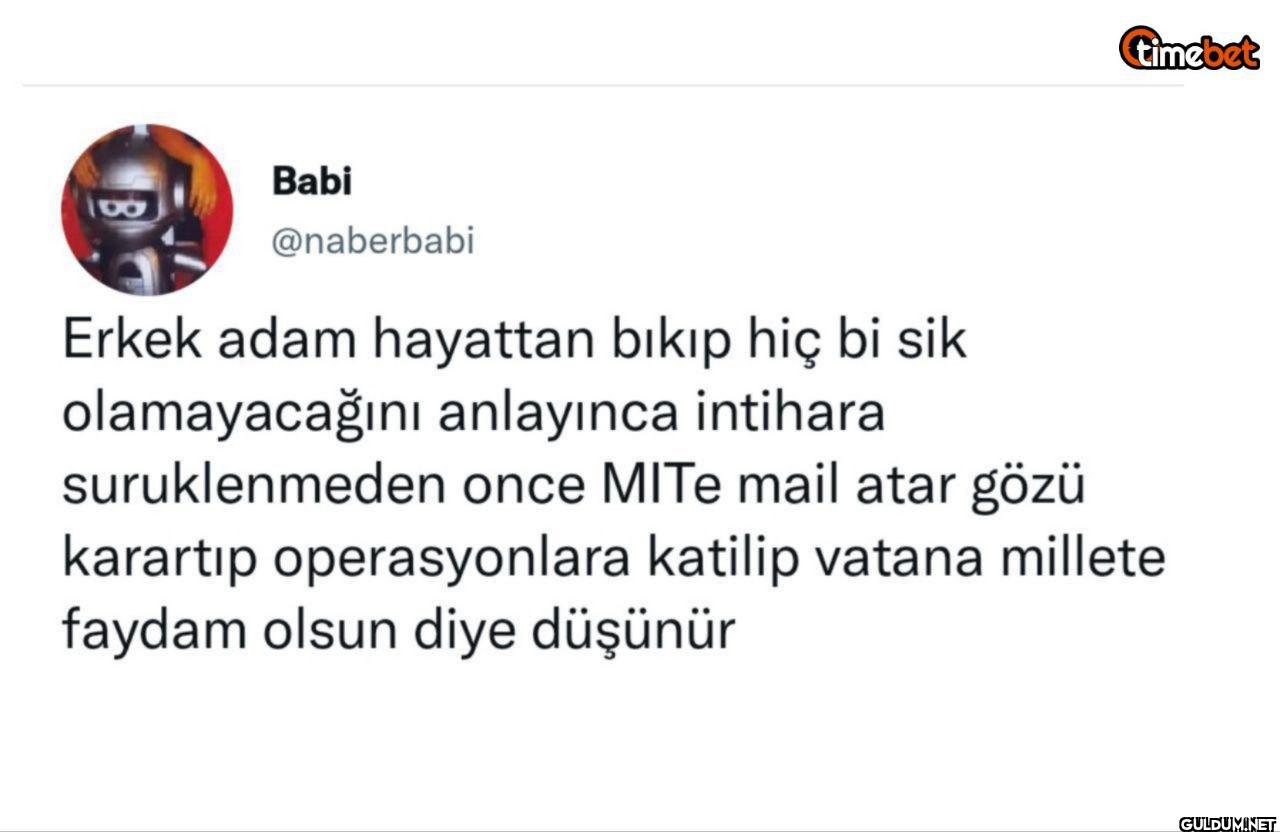 Erkek adam hayattan bıkıp...