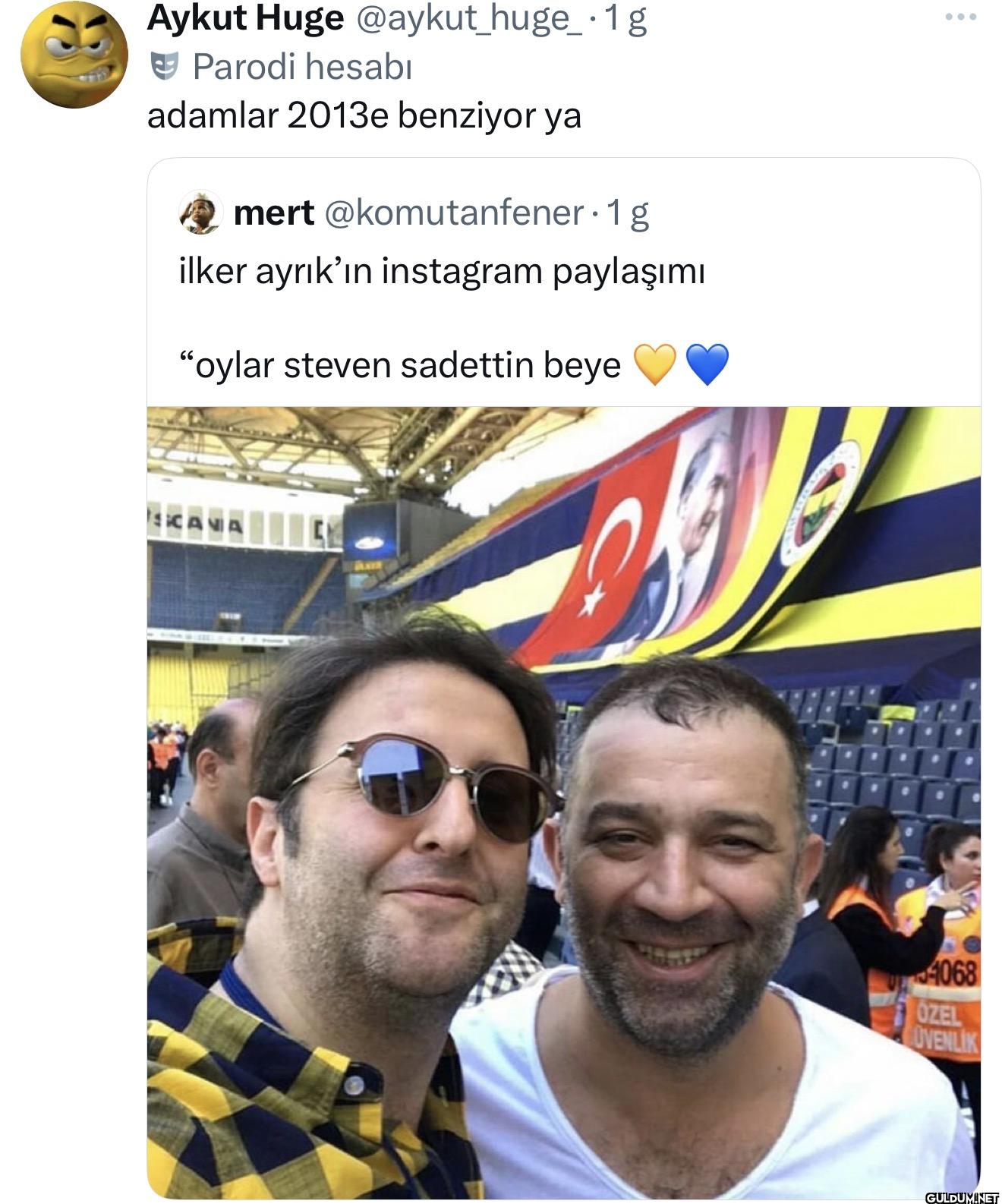 Parodi hesabı adamlar...