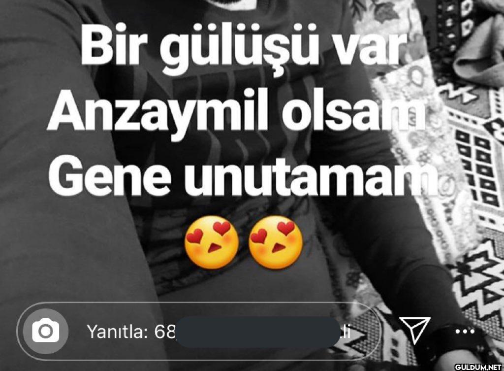 Bir gülüşü var Anzaymil...