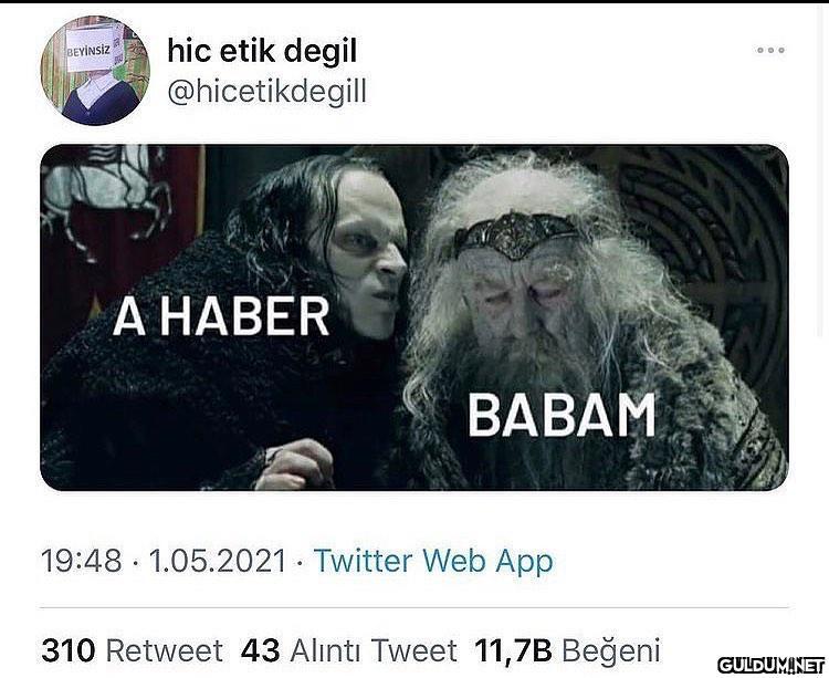 hic etik degil...