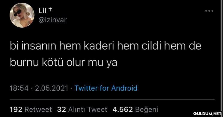 Lil + @izinvar bi insanın...