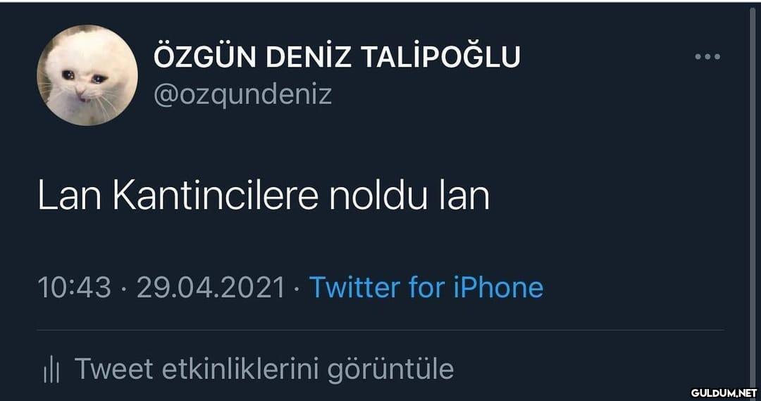 Neden kimse kantincileri...