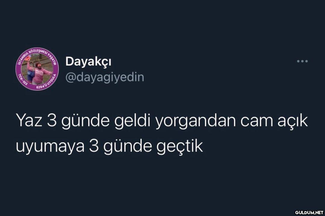 çok ani oldu hala kıştayız...