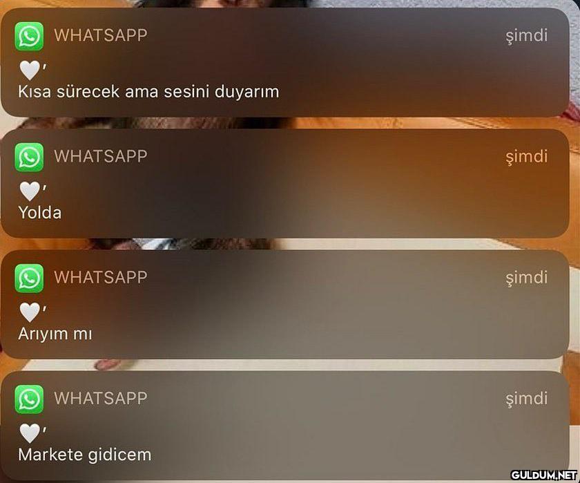 Biri size böyle bir mesaj...