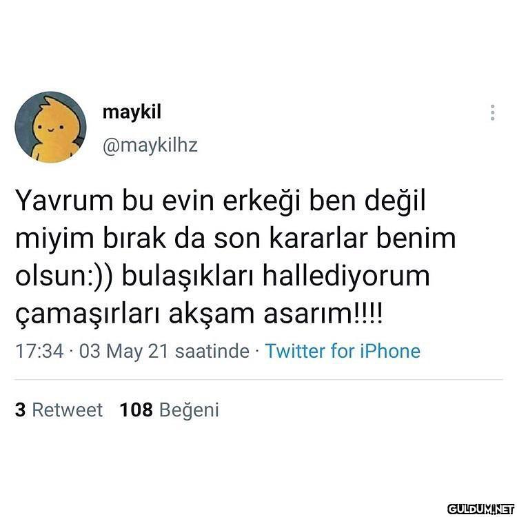 evde erkeğin sözü gecer...