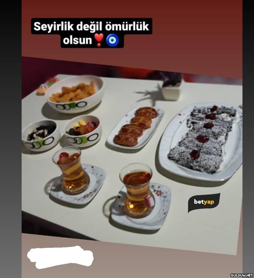 Böyle çay demleyen biriyle...