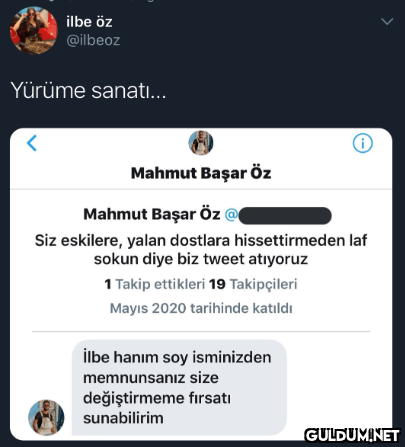 ilbe öz @ilbeoz Yürüme...