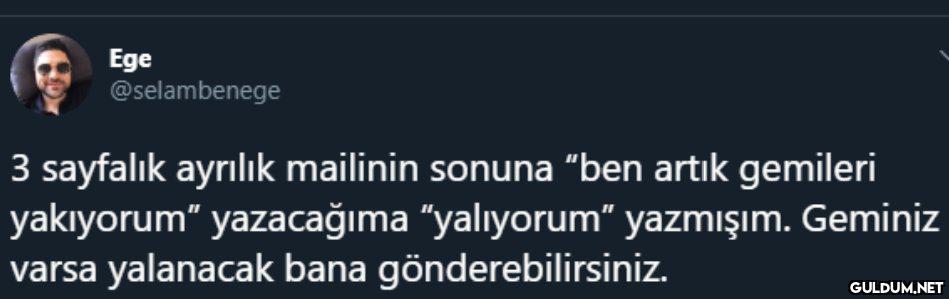 Ege @selambenege 3...