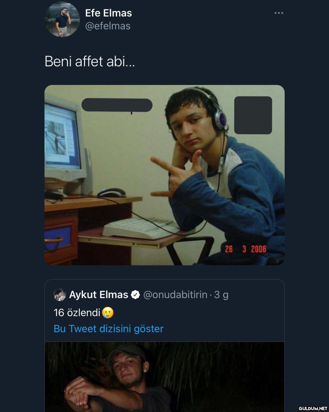 Aykut Elmas'ın bi ailesi...