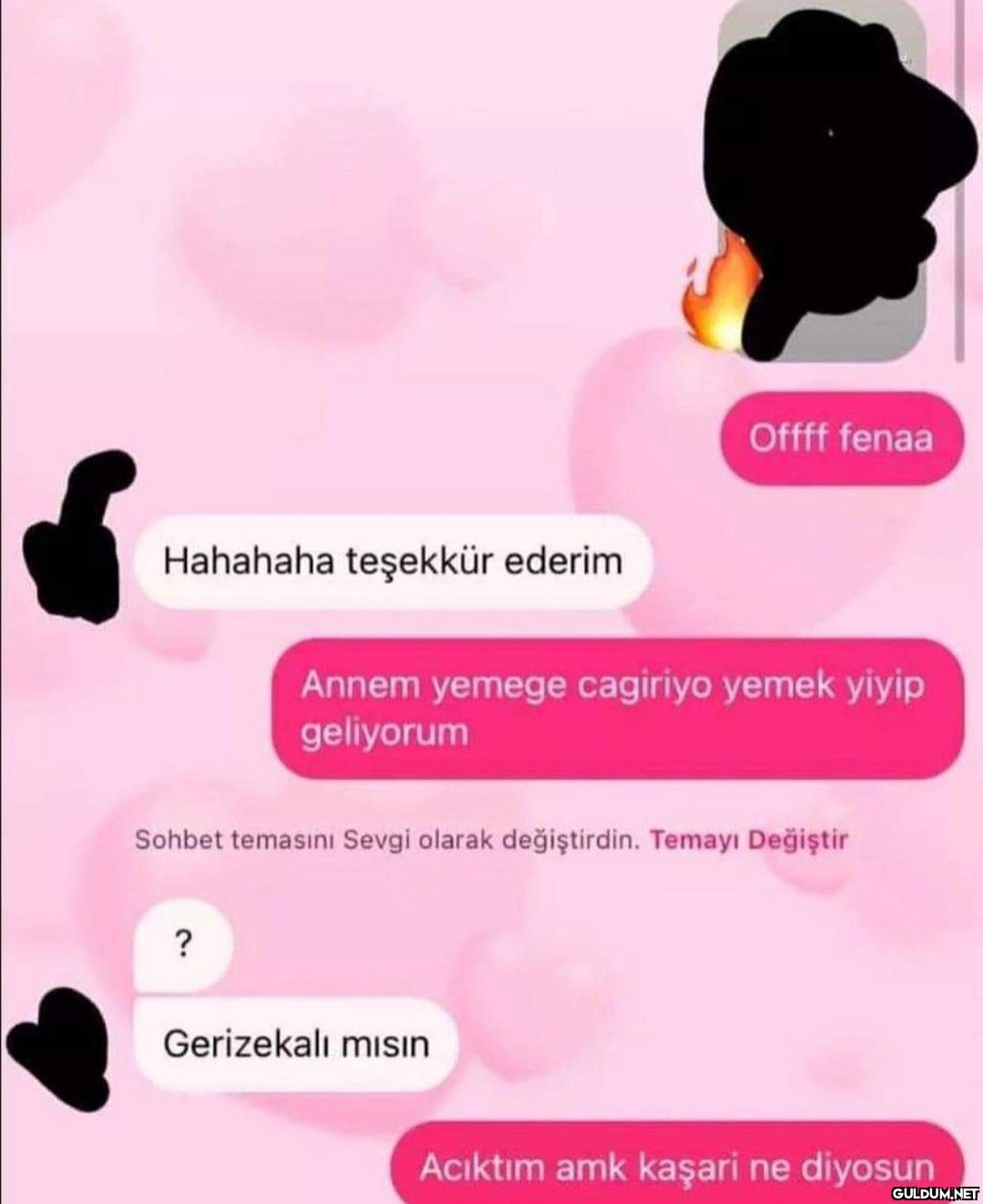 Sohbet temasını sevgi...