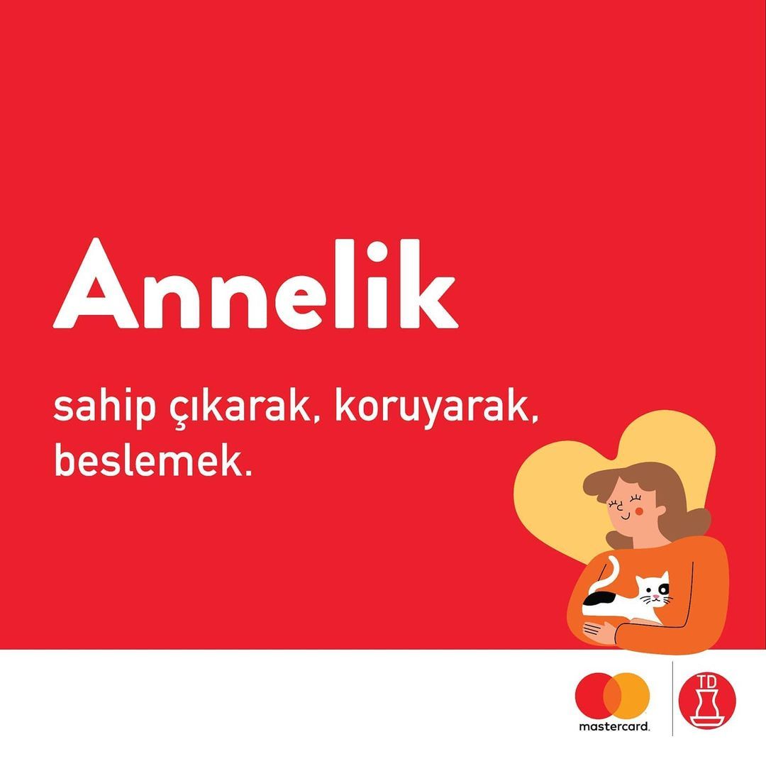 Bir kelime, 'annelik',...