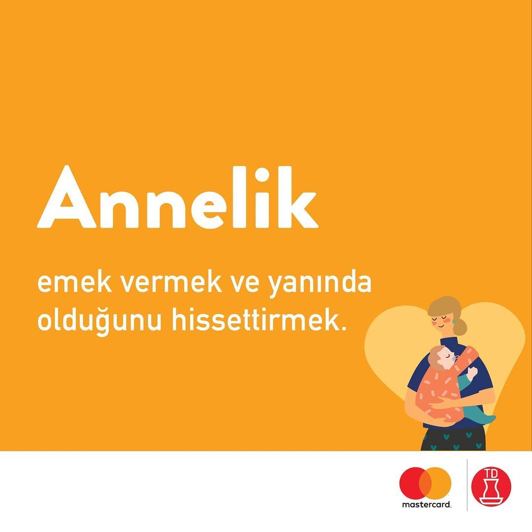 Bir kelime, 'annelik',...