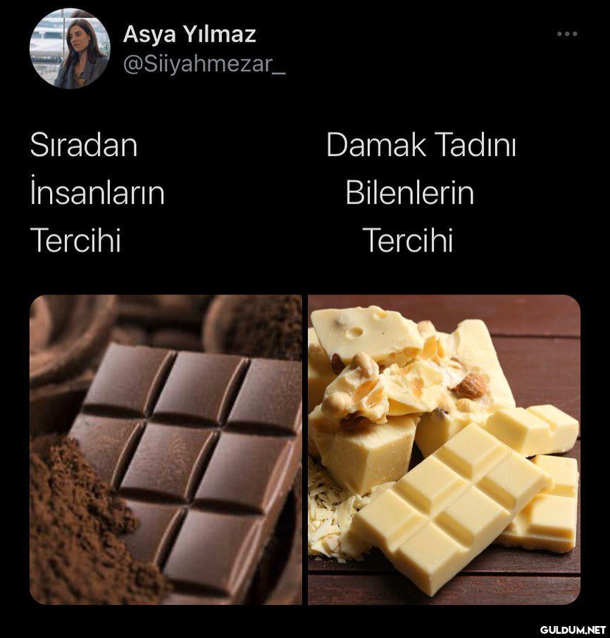 beyaz çikolata elitliktir ...