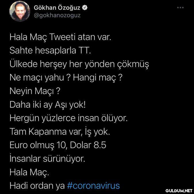 Hala maç tweeti atan var...