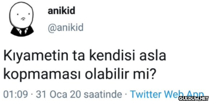 anikid @anikid Kıyametin...