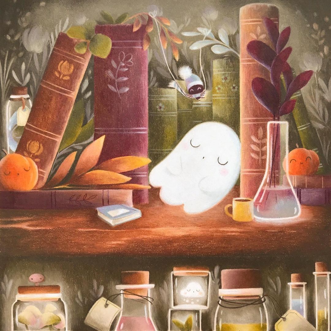 Cute little ghost👻
✍🏻...