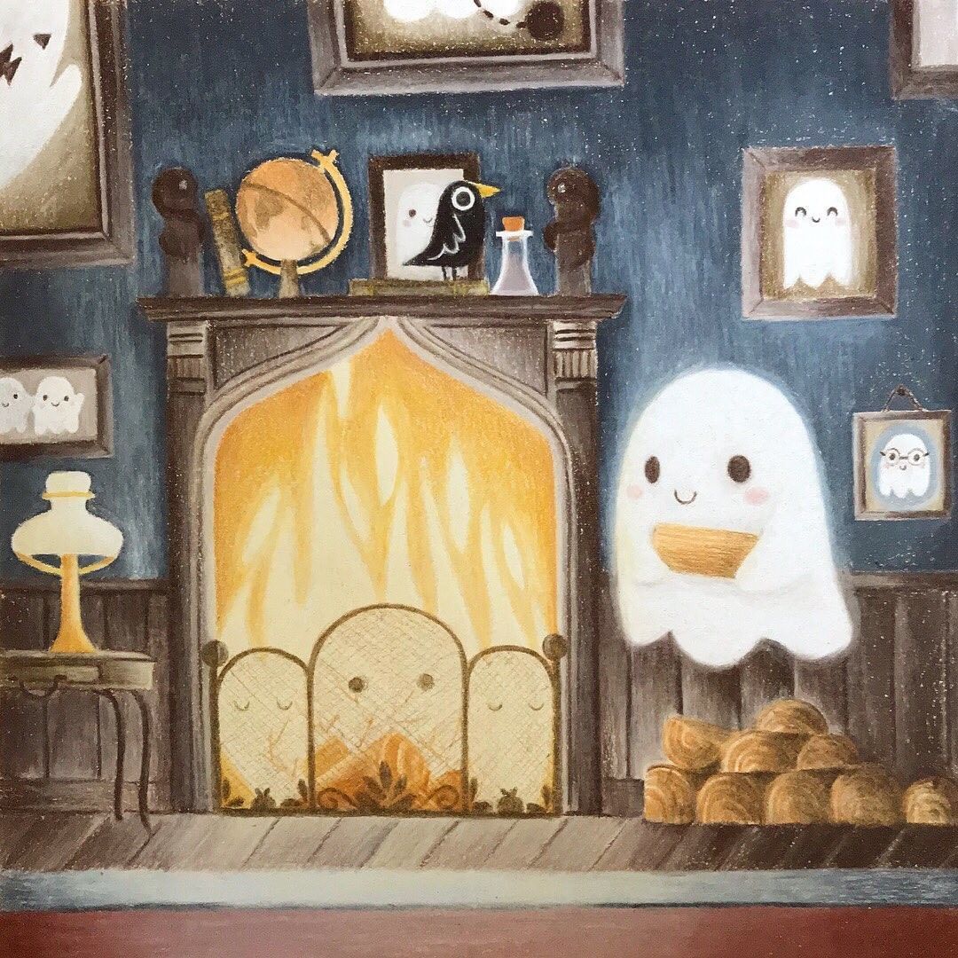 Cute little ghost👻
✍🏻...