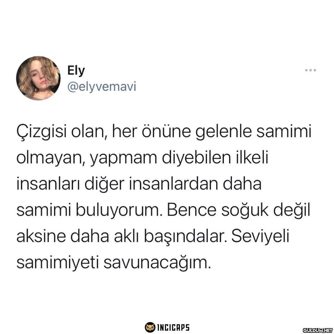 Ely @elyvemavi ... Çizgisi...