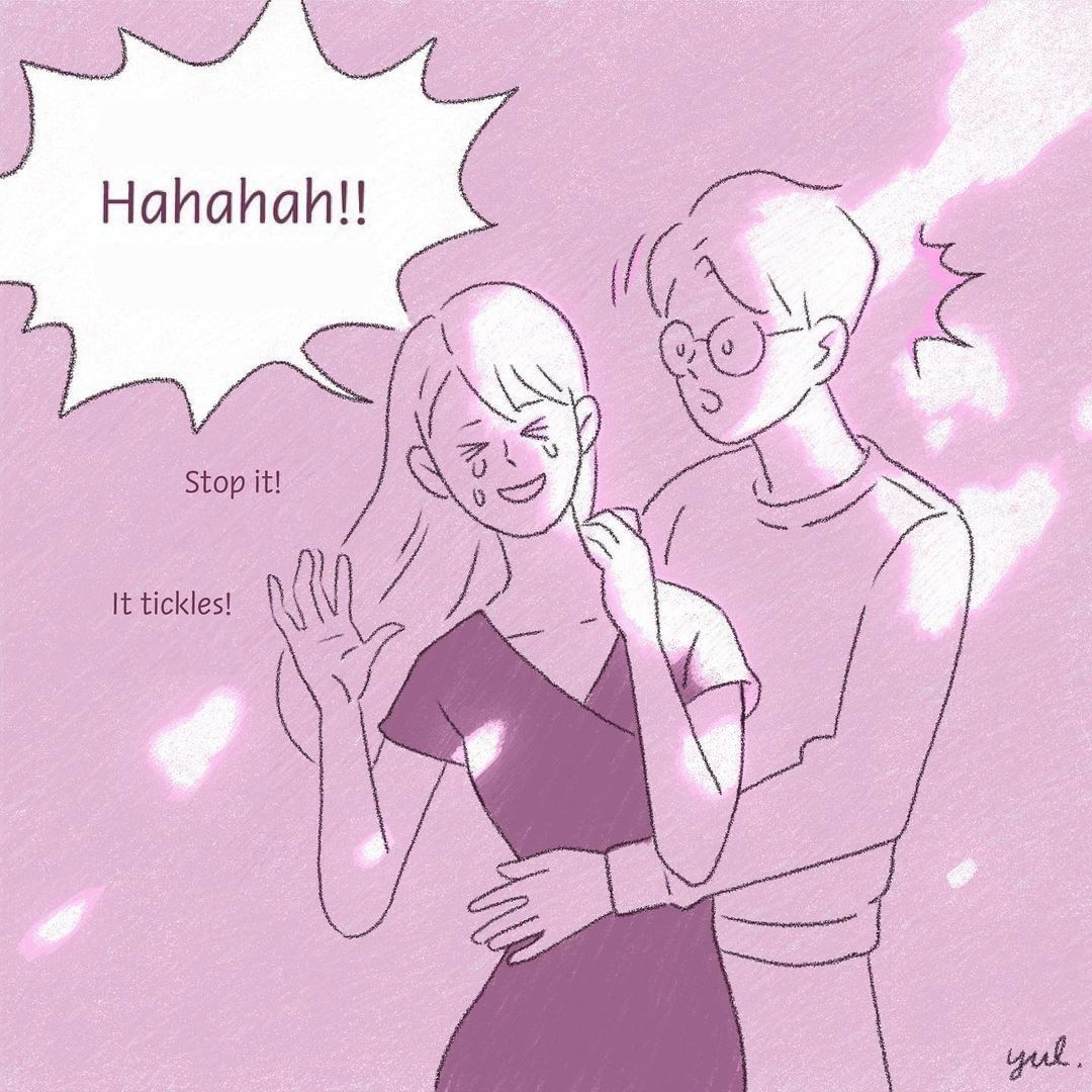 @ someone ticklish 🤣Follow...