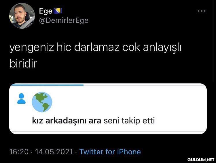 Ege @DemirlerEge yengeniz...