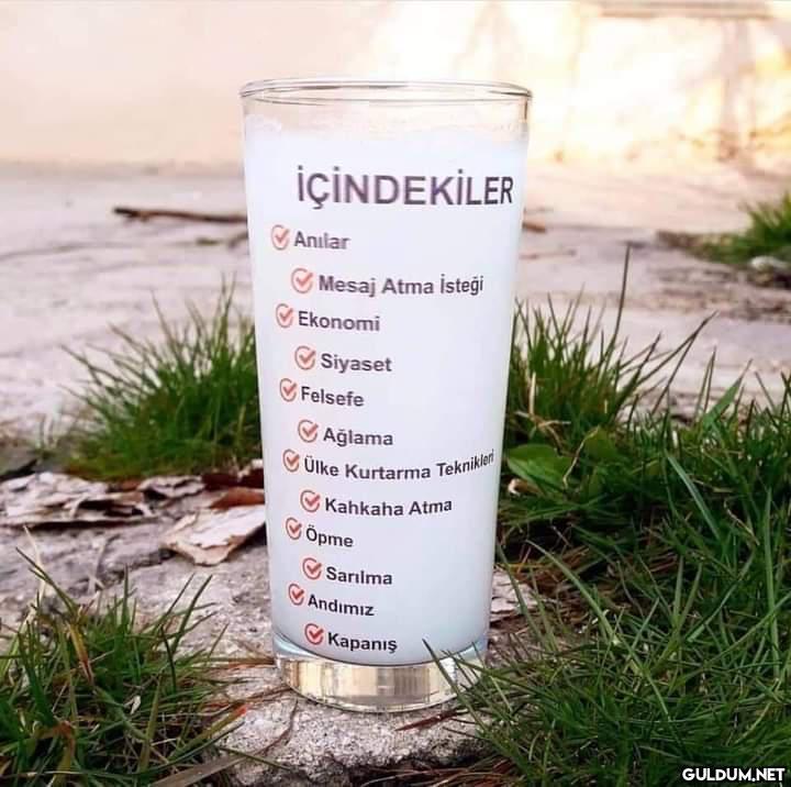 İÇİNDEKİLER Anılar Mesaj...
