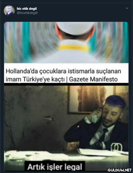 hic etik degil...