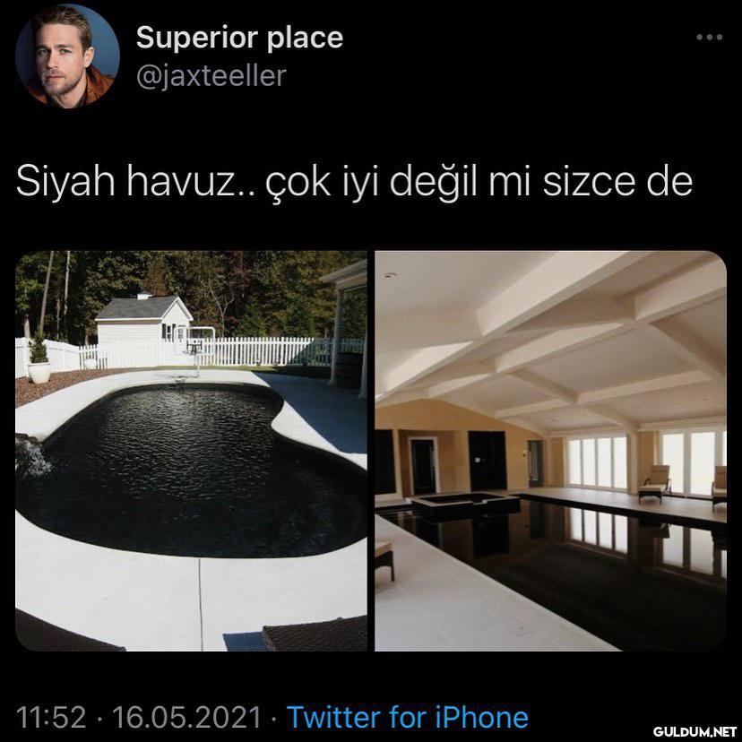 ilk defa siyah bir şeyi...
