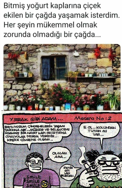 - E ek... Kolundan tutan...