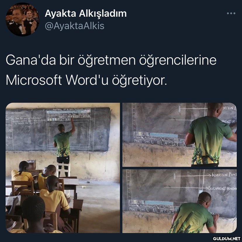 Ayakta Alkışladım...