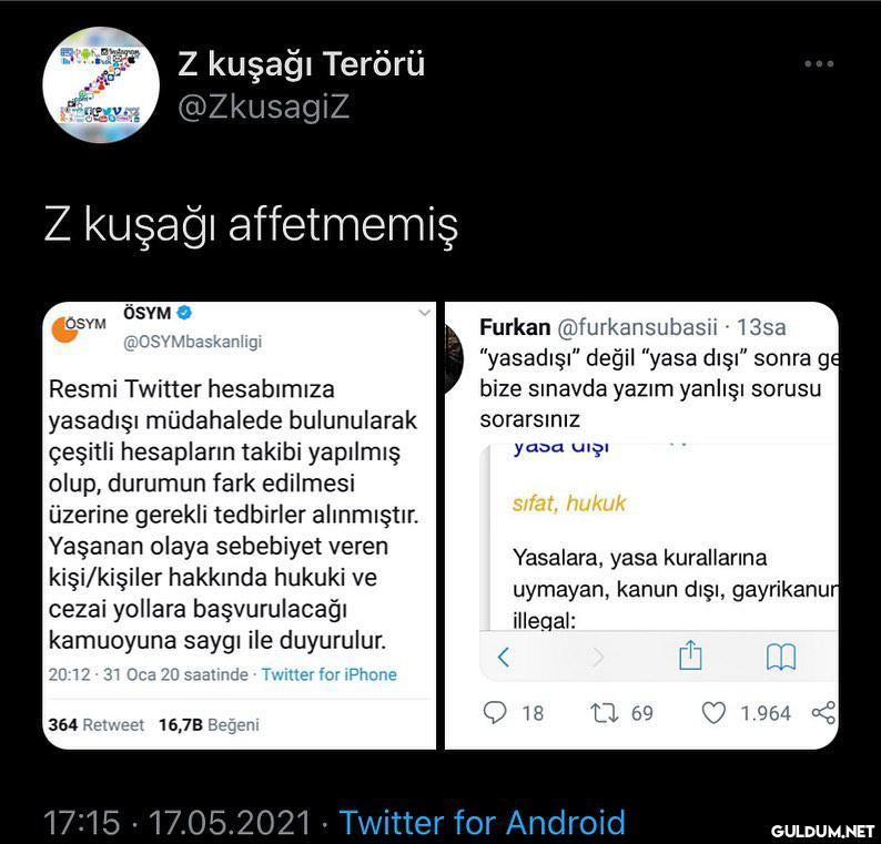 Z kuşağı Terörü @ZkusagiZ...
