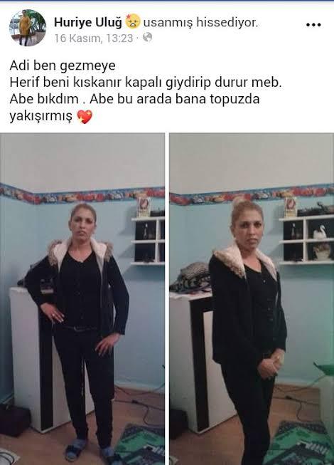 Huriye ablamızı...