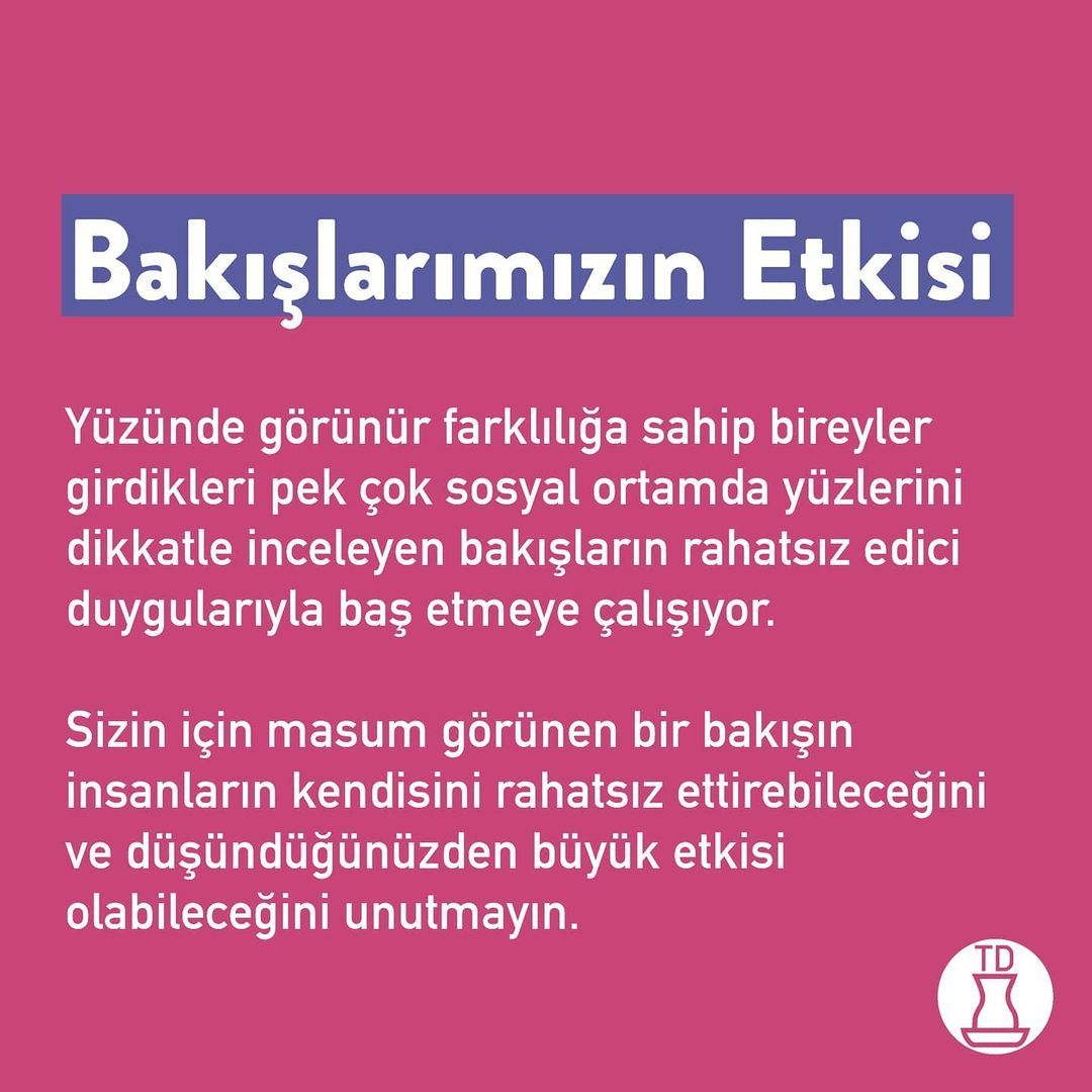 Hiç 'farklı' göründüğünü...