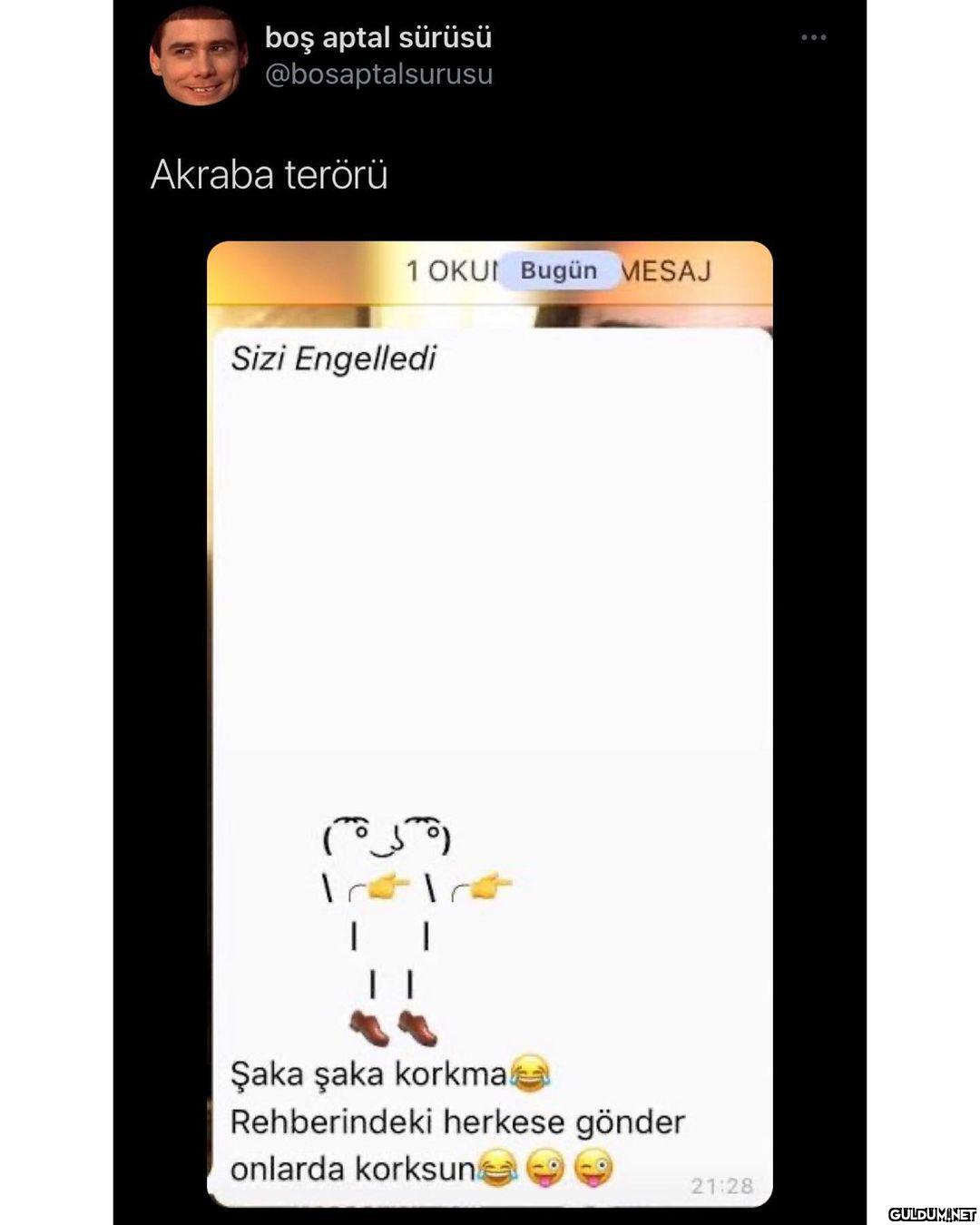 akraba mizaj  boş aptal...